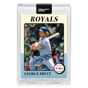 2020 TOPPS PROJECT 2020 #112 GEORGE BRETT - BY OLDMANALAN - Picture 1 of 2
