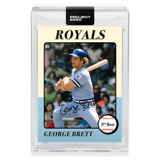 2020 TOPPS PROJECT 2020 #112 GEORGE BRETT - BY OLDMANALAN - Image 1 of 2