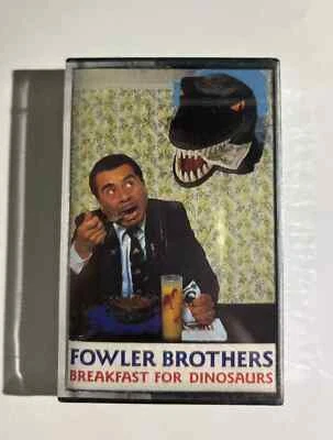 Fowler Brothers – Breakfast For Dinosaurs 1988 US Original Cassette Album SEALED - Image 1 of 2