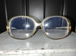 VTG 70-80s Pathways USA Women’s Drop Arm Above All Nutmeg Amber Glasses Frames - Picture 1 of 14