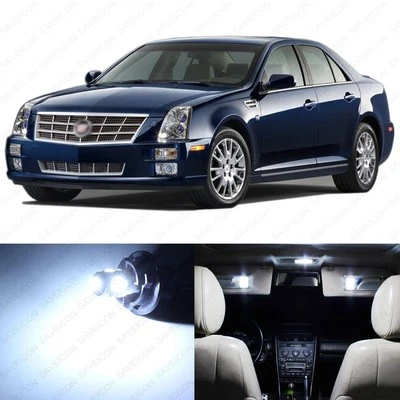 11 x ксеноновый белый светодиодный интерьер света пакет для 2005 - 2011 Cadillac STS + инструмент - Изображение 1 из 4