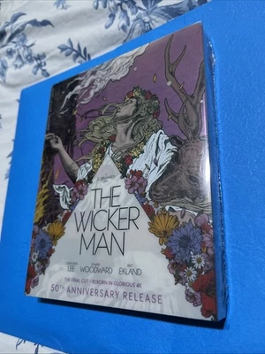 The Wicker Man - 50th Anniversary w. Steelbook (4K UHD + Blu-ray + Digital) NEW - Image 1 of 4