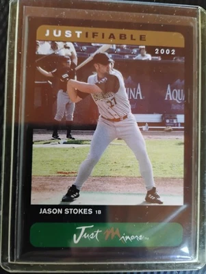 2002 Justifiable BLACK PROTOTYPES #JO2.BLACK  JASON STOKES - Image 1 of 2