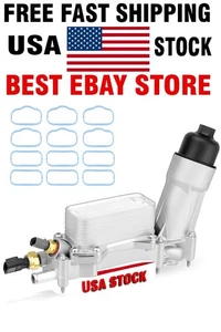 Engine Oil Cooler Filter Housing Assembly For Dodge Jeep Chrysler 2011-2022 3.6L - Picture 1 of 11