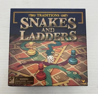 Traditions Snakes & Ladders Board Game New Sealed - Image 1 of 3