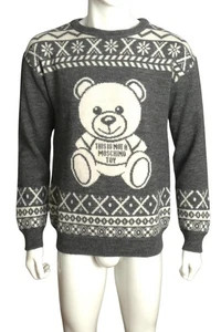 MOSCHINO COUTURE- Teddy Bear Winter Sweater, Size Medium - Picture 1 of 5