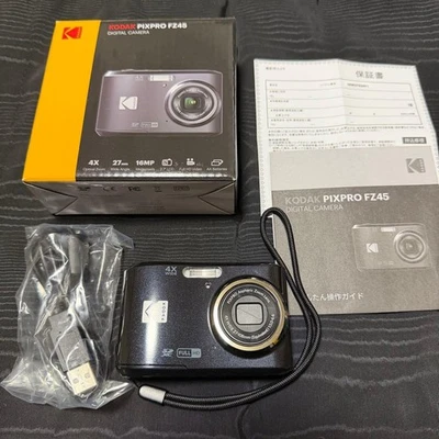 Kodak PIXPRO FZ45 Digital Camera 16MP 4x Zoom Used No Customs Fees US - Image 1 of 4