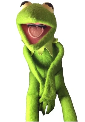 Vintage 1977 Kermit the Frog Fisher Price #850 Jim Henson Muppets Plush - Image 1 of 4