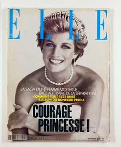 Princess Diana Kate Moss Heather Stewart Whyte Naomi Campbell ELLE DECEMBER 1992 - Picture 1 of 1