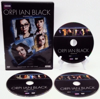 ORPHAN BLACK SEASON FIVE DVD Tatiana Maslany Cloned Sisters Secret Origins WS - Image 1 of 3