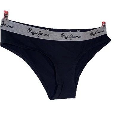 Pepe Jeans Mujer Bikini Calzoncillos Algodón Suave LG Elastizado Ropa Interior 3PK-NUEVO SIN ETIQUETAS Foto 1 de 4