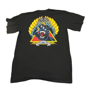 Santa Cruz Skateboards Natas T-Shirt Mens M Black Screaming Panther Skater Tee - Picture 1 of 8