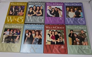 Will & Grace Complete Series 1-8 DVD Lot Set Seasons 1 2 3 4 5 6 7 8 MINT Discs - Foto 1 di 16