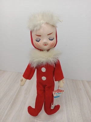 LiL DEBBIL Navidad Stockinette Estatuilla Feria de Vacaciones Japón #D2/101 De Colección 1963 Foto 1 de 4