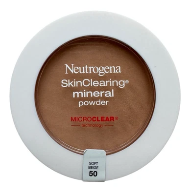 Neutrogena SkinClearing Mineral Powder Acne-Concealing 50 Soft Beige - Ex: 11/26 - Image 1 of 3