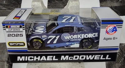 Michael McDowell #71 WORKFORCE 2025 Chevrolet 1:64 Scala C712565WORMM - Immagine 1 di 4