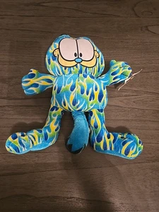 Juguete de peluche Garfield llamas azules fábrica Garfield Odie con etiqueta original - Imagen 1 de 3