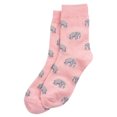 JOECOOL Elephant Socks (Pair) Joe cool Socks - Pink Novelty Socks