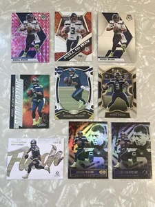 (9) RUSSELL WILSON Premium cards!  INSERTS & Paralells! Wisconsin Denver Seattle - Picture 1 of 4