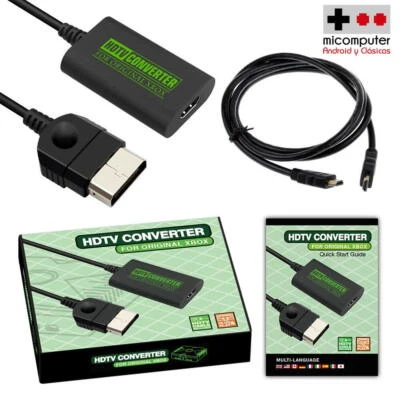 BITFUNX Adaptador convertidor HDMI para XBox original modelo 2002. Adapter converter