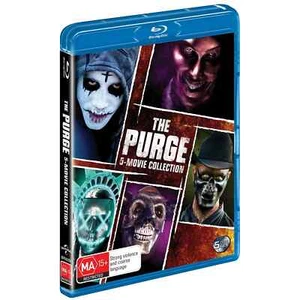 BRAND NEW The Purge : 5-Movie Collection (Blu-Ray, 5-Disc Set) Anarchy Election - Picture 1 of 2