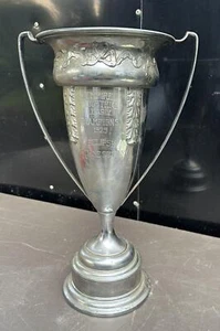 16" Benedict Silver Plate Handled Trophy Empire Industrial League Champions 1929 - Picture 1 of 10