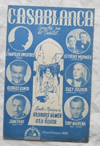 Partition ancienne / CASABLANCA Georges Ulmer... - Picture 1 of 2
