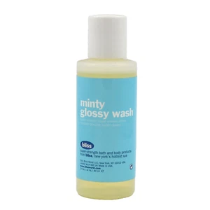 Bliss Minty Glossy Wash Super Smooth Liquid Shower Lather 2 fl.oz - Picture 1 of 1