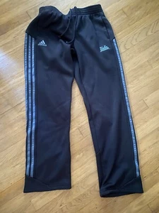 VNTG Adidas UCLA Embroidered  Women's Bruins Climalite Track 3 Stripe Pants - Picture 1 of 6