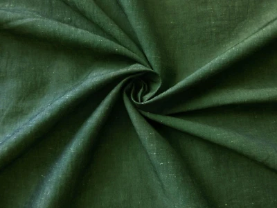 Delfino Green Gradient Lightweight Prenium Italian Linen Slub Fabric 2.8M Defect - Image 1 of 4