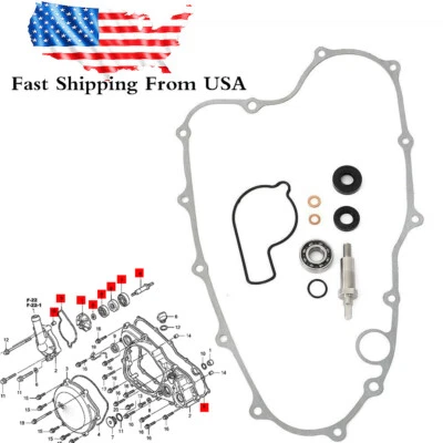 For Honda CRF 450R Water Pump Bearing Shaft Repair Rebuild Kit CRF450R 2002-2008 - Image 1 of 4