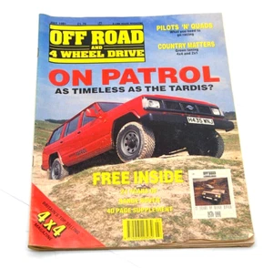 OFF ROAD AND 4 WHEEL DRIVE MAGAZINE 1991 JULY RETRO 90s NISSAN PATROL 2.8TD - Picture 1 of 6