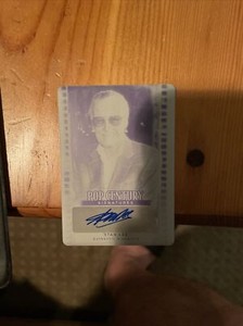 Stan Lee Auto Printing Plate 2011 Leaf Pop Century 1/1. Only One On eBay, Rare