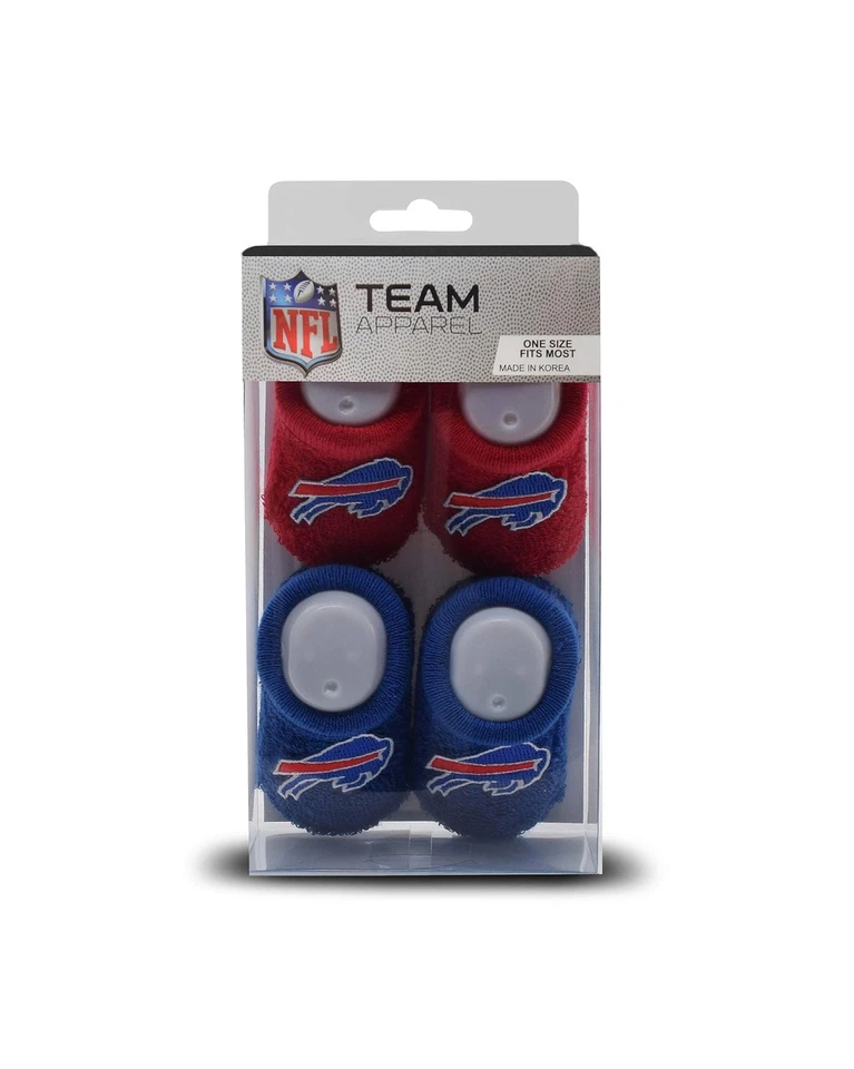 Calcetines botín infantil FBF originales Buffalo Bills 0-12 meses - Paquete de 2 Foto 1 de 1
