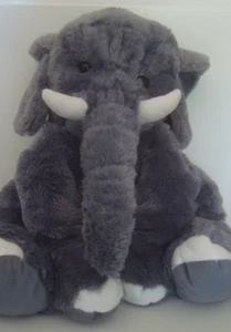 Toys R Us Elefant Plüschtier dunkelgrau Stofftier Spielzeug Floppy 18/20 Zoll - Bild 1 von 7