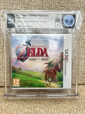 The Legend of Zelda Ocarina of Time Nintendo 3ds game first print Graded WATA - Image 1 of 4