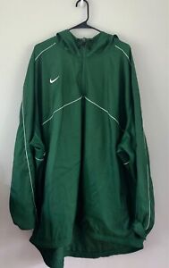 Nike Mens 1/4 Zip Windbreaker Pullover Jacket Vented Hooded Trainer Size 4XL