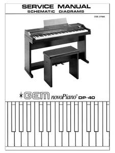 GEM DP-40 Service Manual - Schaltplan Schaltplan - Schaltplan DP40 - Bild 1 von 5