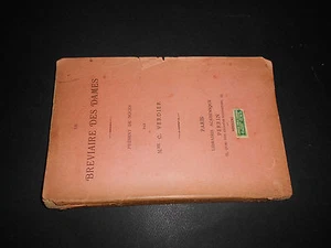 M.me C. Verdier LE BREVIAIRE DES DAMES 1890 Librairie Academique Perrin - Paris - Bild 1 von 1