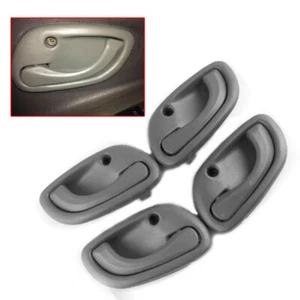 4PCS Car Inside Door Handle Front Rear Left + Right Grey for Suzuki Balen - Picture 1 of 12