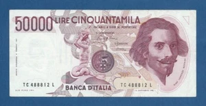 ITALIA // ITALY -- 50000 LIRE ( 6.2.1984 ) -- MBC- // VF -- PICK 113a . - Picture 1 of 2