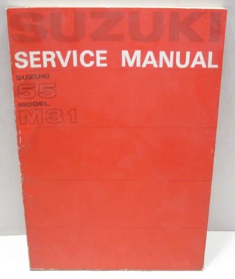 1964 64 Suzuki M31 Selpet 55 OEM Service Manual - Image 1 of 4