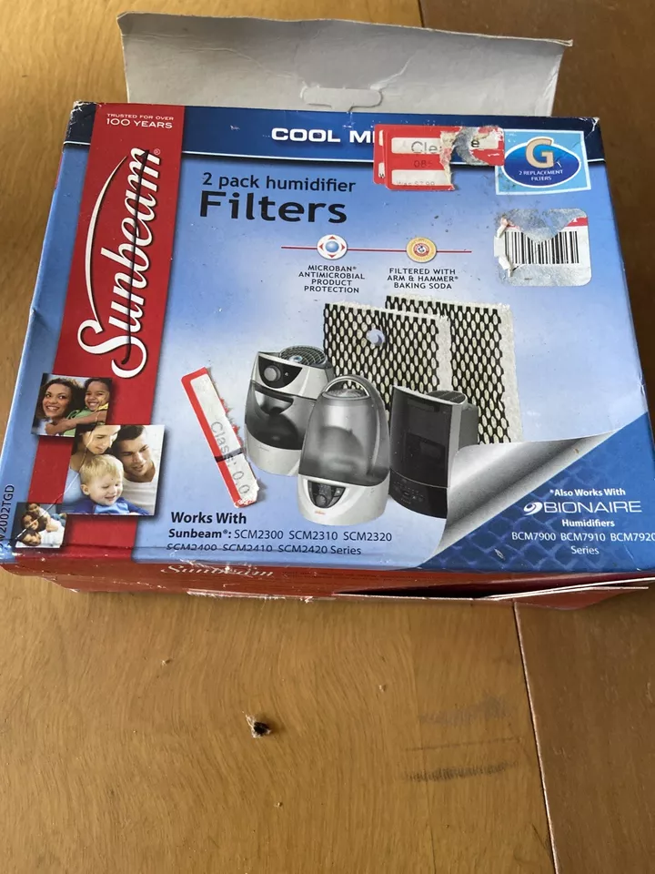 SUNBEAM HUMIDIFER REPLACEMENT FLITER SW2002 (2 Pack) - Image 1 of 1