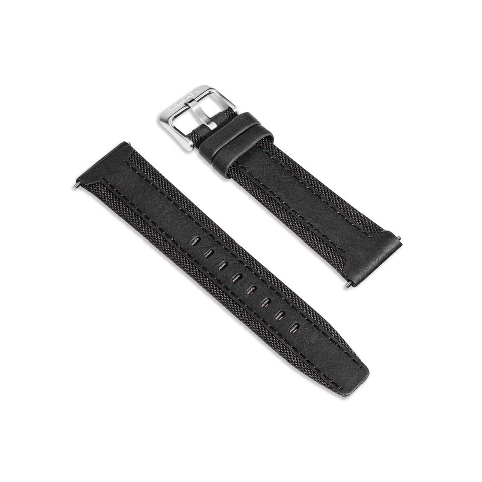 Timberland TDOUL0000402 Bainbridge Black Leather Apple Strap - Imagem 1 de 1