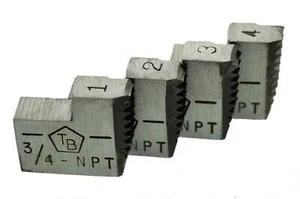 Toledo Beaver Pipe Threader Dies Fit 11 12 30 31 OO Die Head Threading 1/8 2 NPT - Picture 1 of 7