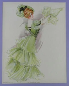 New York Show Girl - Casino, Original 1907 Print from Unused Stock - Imagen 1 de 1