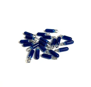 Blue Fruit Machine Bulbs Arcade Quiz, Small 5mm T5-12v-1.2w Wedge Lamp 1-20Pcs - Picture 1 of 1