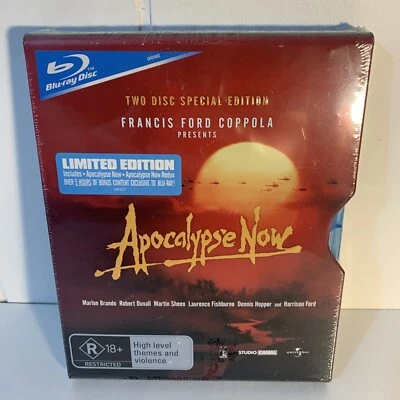 Apocalypse Now Blu-Ray Metal Slip Case Limited Special Edition 2 Disc New Sealed - image 1 of 4