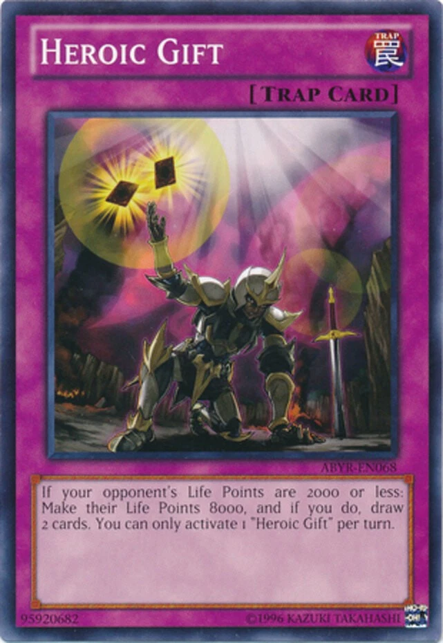Heroic Gift - ABYR-EN068 - Common - Unlimited Edition Near Mint Abyss Rising - Image 1 of 1
