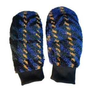 North Face Ridge Fleece Mitt Gloves Hand Warmers Large Blue NWOT Quick Drying - Picture 1 of 5